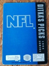 Ditka's Picks - 1994 Series - NFL - Playing Cards -YOU PICK