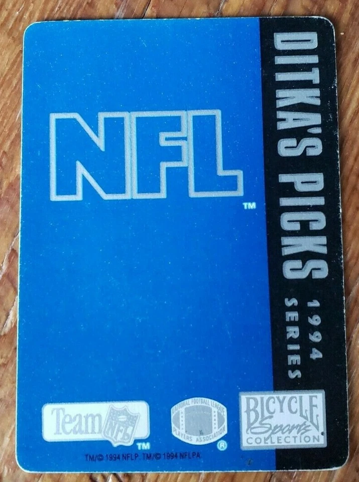Ditka's Picks - 1994 Series - NFL - Playing Cards -YOU PICK - Image 1 of 1