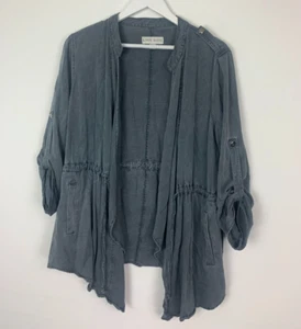 Chaqueta Cárdigan Knox Rose Mujer Mediana M Gris 100% Rayón Cordón Ligero - Imagen 1 de 3