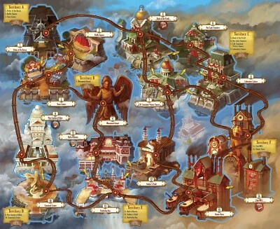 Bioshock infinite Fan Make World Map Poster Brand New - Image 1 of 2