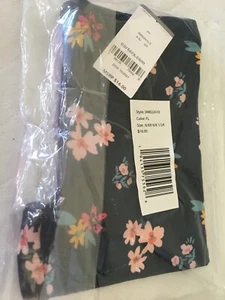 NWT Carter's Navy Blue Floral Leggings Girls 6,7,8,10 - Picture 1 of 2