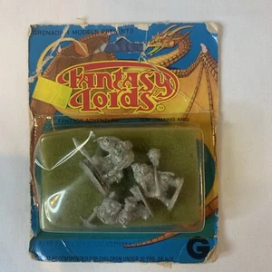 Grenadier Fantasy Lords #199 ELITE ORC GUARDSMAN Vtg 1987 Metal Miniature RARE! - Picture 1 of 2
