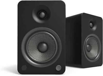 Altavoces de estantería Kanto YU6 2 vías con Bluetooth - negro mate - par Foto 1 de 4