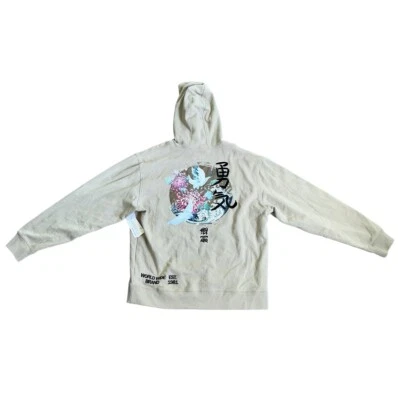 Guess Men's Roy East West Embroidered Logo Collage-Print Hoodie Size XL NWT! - Image 1 of 4