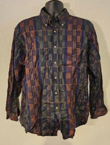 Vintage Pendleton Shirt große Schurwolle Baumwolle Land traditionelle lässige Tinte - Bild 1 von 4