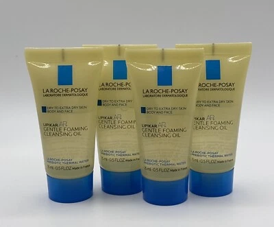 NUEVO 4X Aceite Limpiador Espumoso Suave La Roche Posay Lipikar AP+ MINIS 15 ml/0,5 oz Foto 1 de 4