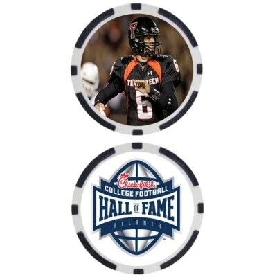 Graham Harrell Texas Tech College Football Hall of Fame Chip - Image 1 of 2