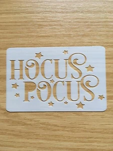 Face Painting Schablone Henna Glitzer Tattoo wiederverwendbar waschbar HOCUS POCUS - Bild 1 von 3