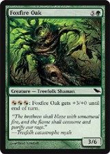 FOXFIRE OAK X4 4 4X Shadowmoor MTG Magic the Gathering Cards DJMagic