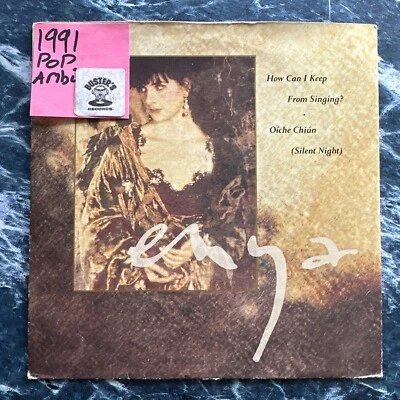 Enya – How Can I Keep From Singing? / Silent Night 7'' Vinyl Record Single VG+ - Image 1 of 4