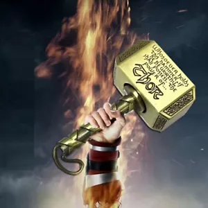 Thor Hammer Metal Fidget Spinner 2-Way Spinning AU Shop - Picture 1 of 14