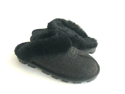 ZAPATILLAS MOCASÍN UGG COQUETTE TWINKLE DE PIEL DE OVEJA NEGRAS EE. UU. 10 / UE 41 / REINO UNIDO 8 Foto 1 de 4