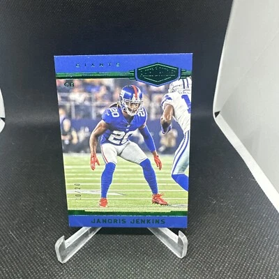 2018 Plates And Patches Green  No.143 Janoris Jenkins 10/20  Giants  - Image 1 of 3
