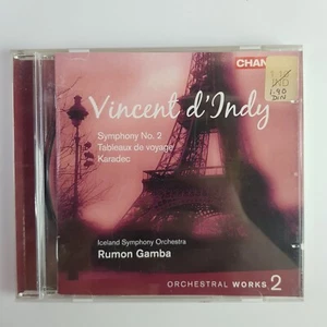 Vincent Dindy Vol 2 Symphony 2 Iceland SO Rumon Gamba Karadec Chandos 2009 CD - Picture 1 of 6