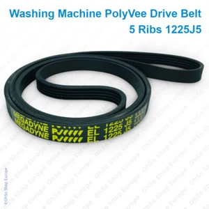 Drive Belt for Hoover Washing Machine 1225J5 41021973 41039460 5EPJ1225 - Picture 1 of 3