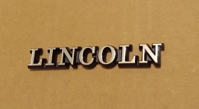 全新 84-85-86-87-88-89-90-91-92 林肯 Mark VII-LINCOLN 后备箱盖徽章-徽章 — 第 1/4 张图片