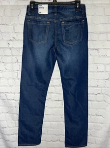 Old Navy Blue Denim Skinny Jeans Medium Wash Girls Size 14 NEW Adjustable Waist - Picture 1 of 10