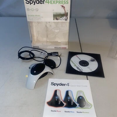 Spyder 4 Express Datacolor Easy Monitor Calibration Colorimeter  w/ box D - Image 1 of 4