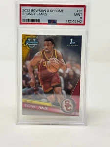 Bronny James Bowman U 2023 cromo #95 PSA 9 novato - Imagen 1 de 2