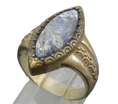 Anillo de cóctel vintage de sodalita de plata 925 CAROLYN POLLACK talla 9 RG15458 Foto 1 de 4