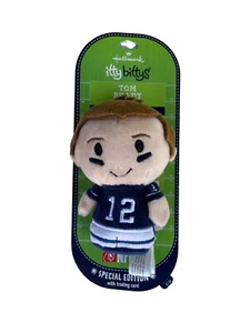 Hallmark Itty Bittys NFL New England Patriots Special Edition Tom Brady w Card - Picture 1 of 3