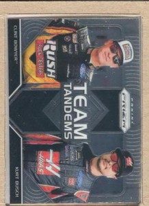 Clint Bowyer TT-4 2018 Panini Prizm Team Tandems Kurt Busch
