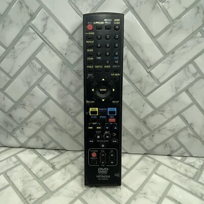 OEM Hitachi DV-RMPF2 DVD/VCR Combo Remote Clean Tested & Works SEE VIDEO - Image 1 of 4