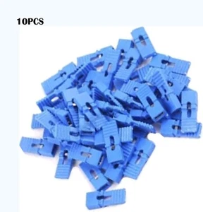 10 PIEZAS Tapa de puente azul de 2,54 mm derivación de cortocircuito para placa base HDD HÁGALO USTED MISMO - Imagen 1 de 2