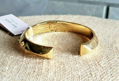 Kate Spade - Levantar la barra - Brazalete con bisagras - Dorado -NUEVO CON ETIQUETAS - $88 C26 Foto 1 de 4