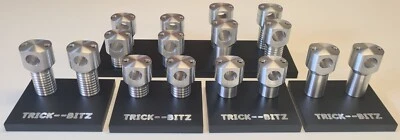 Custom 3" Rise ribbed handle bar risers to suit 7/8 inch (22mm BARS) - Image 1 of 4