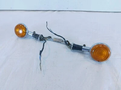 Indicadores intermitentes delanteros Yamaha Virago 700 750 1100 XV750 con soporte de montaje Foto 1 de 4