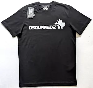 DSQUARED2 MENS BLACK SLIM FIT T-SHIRT SIZE XL - Picture 1 of 7