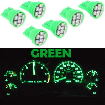 Gauge Cluster LED Dashboard Bulbs Kit Green For Chevy Blazer S10 GMC Jimmy 01-04 - Image 1 of 4