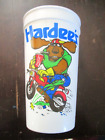 1992 HARDEE'S COCA-COLA THE MOOSE PLASTIC SOUVENIR CUP,MOTORCYCLE &ROLLER SKATER
