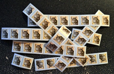 2015USA #4672a 1c Bobcat Coil (strips) of 50 Stamps From Roll Mint self adhesive - Image 1 of 3