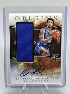 2023-24 Origins Rookie Jersey Autograph Olivier-Maxence Prosper Mavericks NM+ - Picture 1 of 2