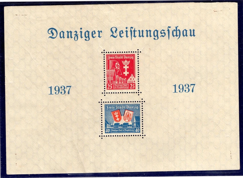 DANTZIG, YV # BL 3, MNH - Image 1 of 1