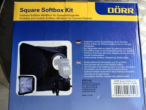 Dörr Square Softbox Kit 40x40  372395 - NEUWARE - OVP RESTPOSTEN - Picture 1 of 5