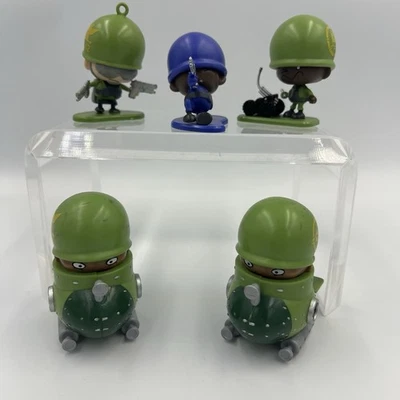 Impresionante figura de acción Little Green Men 1-azul 4-verde incluyendo dos en submarino Foto 1 de 4