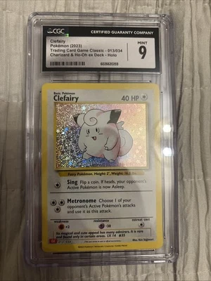 Pokémon TCG Clefairy Card 013/034 CGC NM Condition 9 - Image 1 of 2