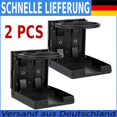 2X Universal Getränkehalter Auto KFZ Becherhalter Flaschenhalter Kaffeehalter DE - Bild 1 von 4