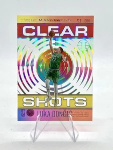 Luka Doncic 2020-21 Panini Illusions Clear Shots Acetate Orange #17 Mavericks - Picture 1 of 2