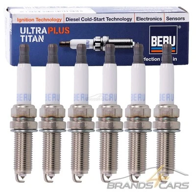 6x BERU ZÜNDKERZE ULTRA TITAN FÜR INFINITI FX 35 ALLRAD G 35 - Bild 1 von 4