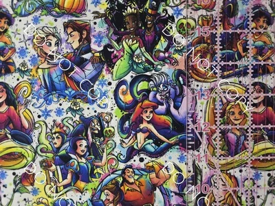 Custom 100% Cotton Woven Fabric Disney Movie Good Vs Evil Movie 1/4 Yard 9x56 - Image 1 of 2