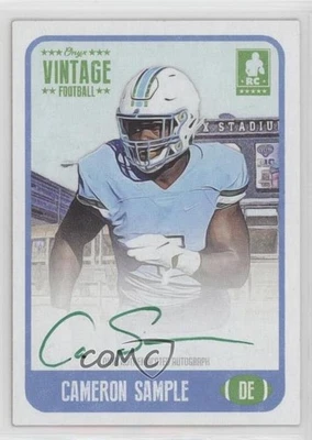 2021 Onyx Vintage Auto Green Ink /50 Cameron Sample #FACS Auto - Image 1 of 2