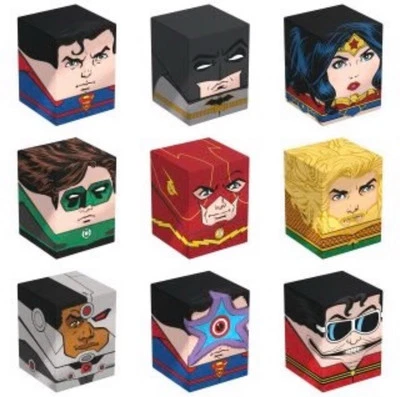 Ultimate Guard Squaroes 100+ Boulder Deck Box DC Justice League Set Of 9 - Image 1 of 2