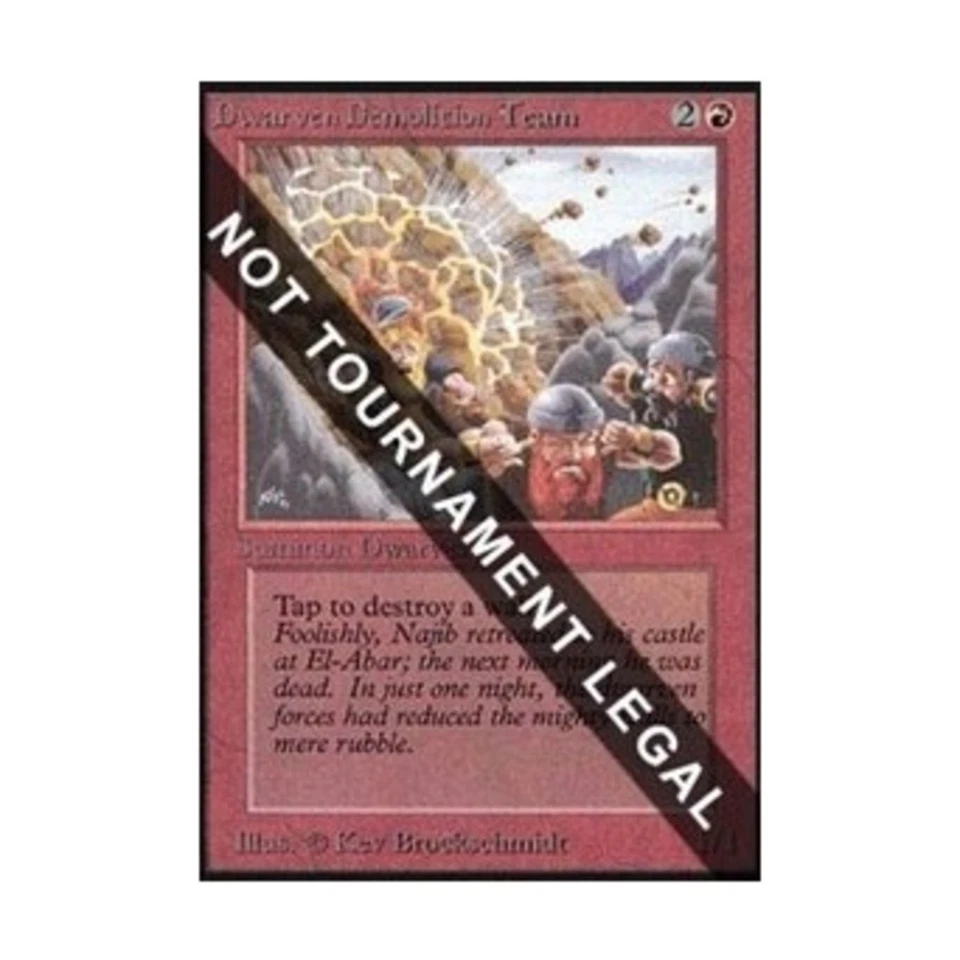 WOTC MtG Collector's Ed Dwarven Demolition Team (CE) (U) EX - Image 1 of 1