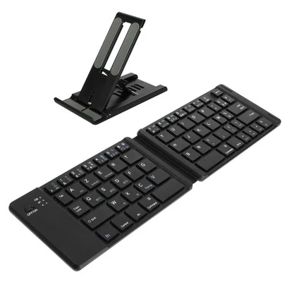 Mini Bluetooth Keyboard, AZERTY, Android, iOS, and Windows, with included stand - Image 1 of 4