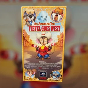 An American Tail Fievel Goes West VHS 1991 Animation Family MCA Universal - Picture 1 of 2