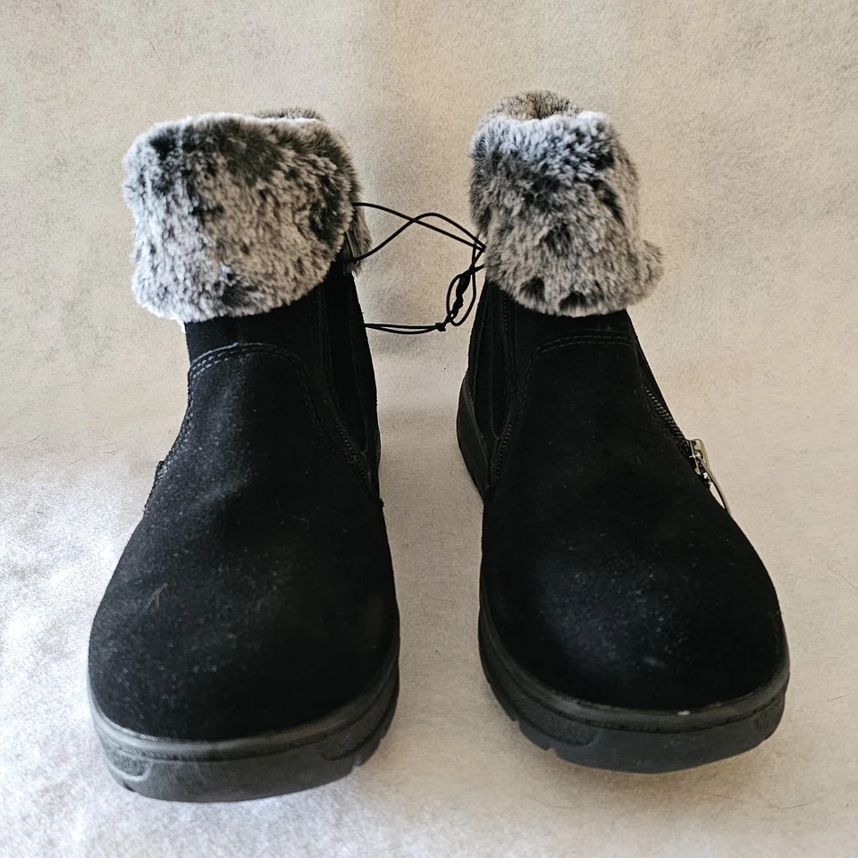 Khombu Jessica Women's Ankle Boots - Black, Size US 6